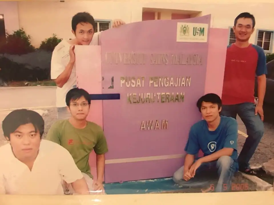 Peter Ting and his friends in USM
