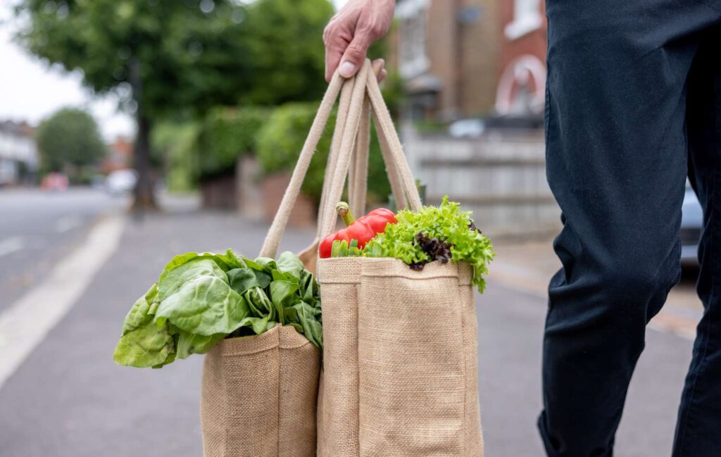 Bring Your Own Reusable Bags When Shopping, ways to reduce waste