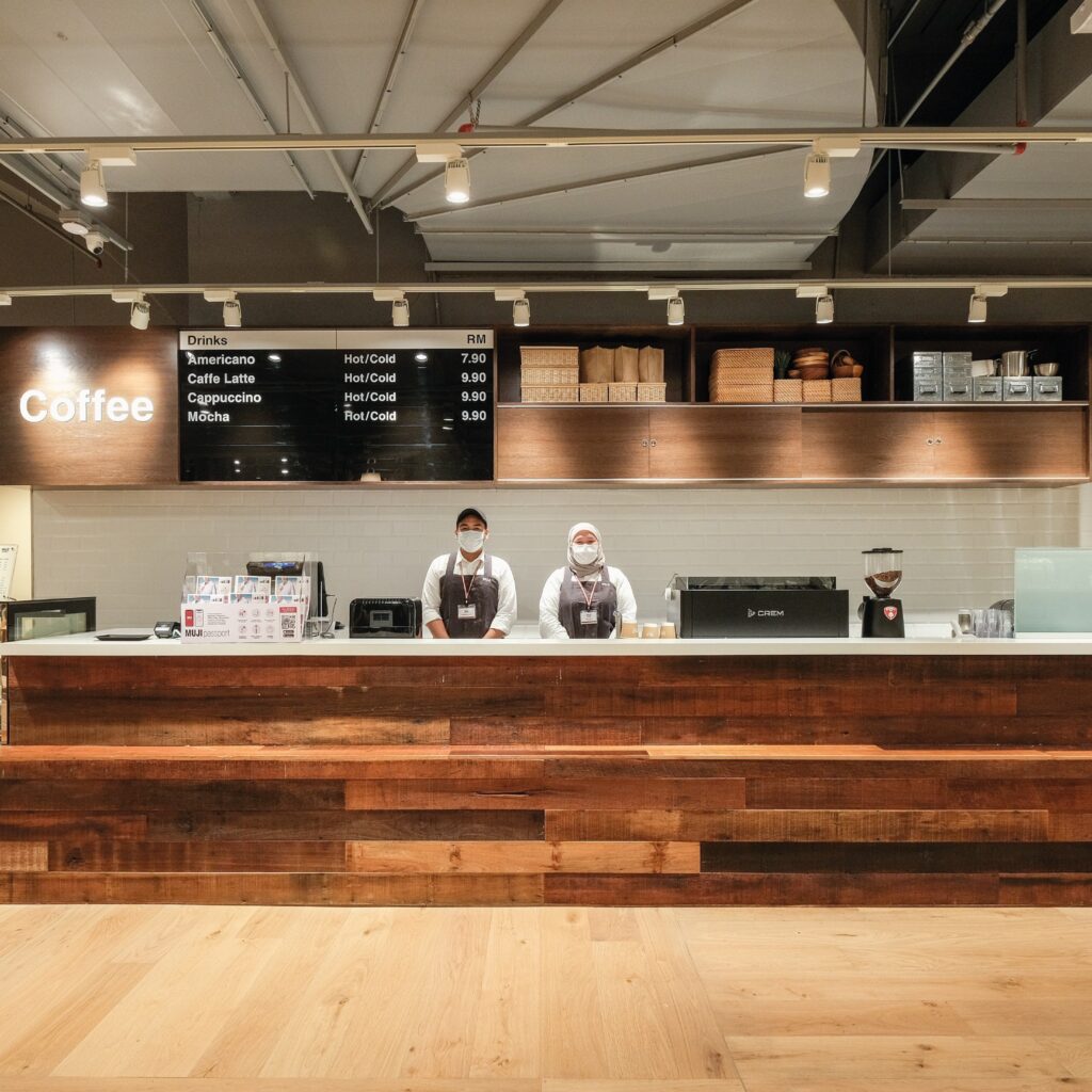 first MUJI coffee counter in Malaysia