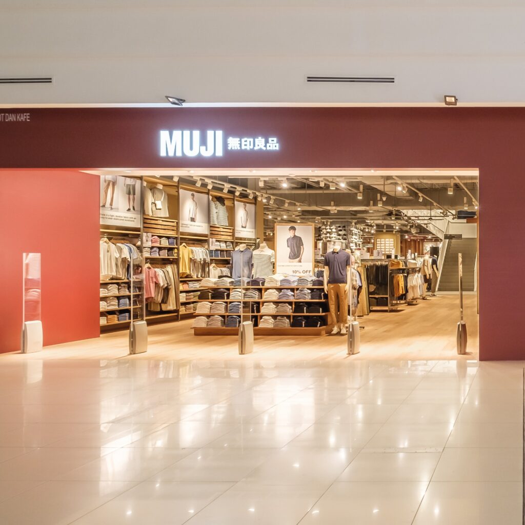 Muji new store in 1 Utama