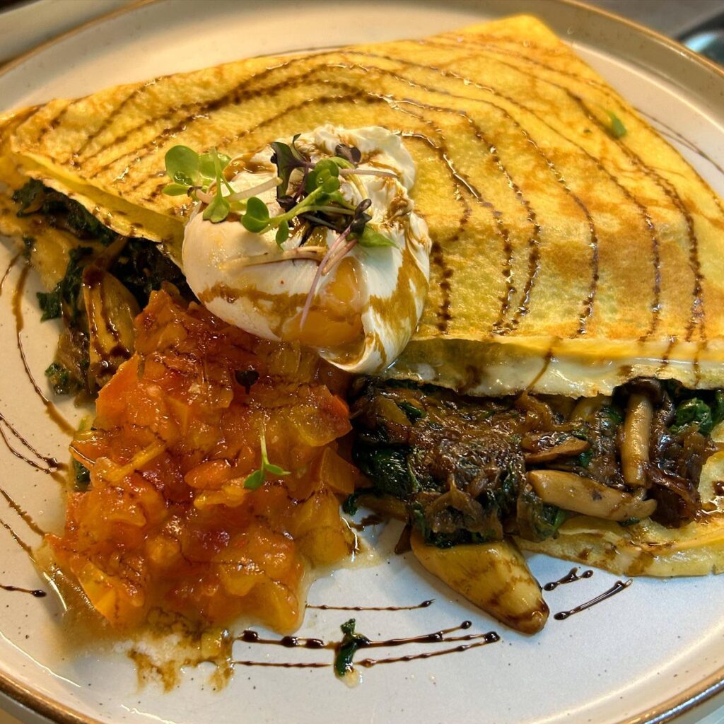 wide range choices of savory crepe
