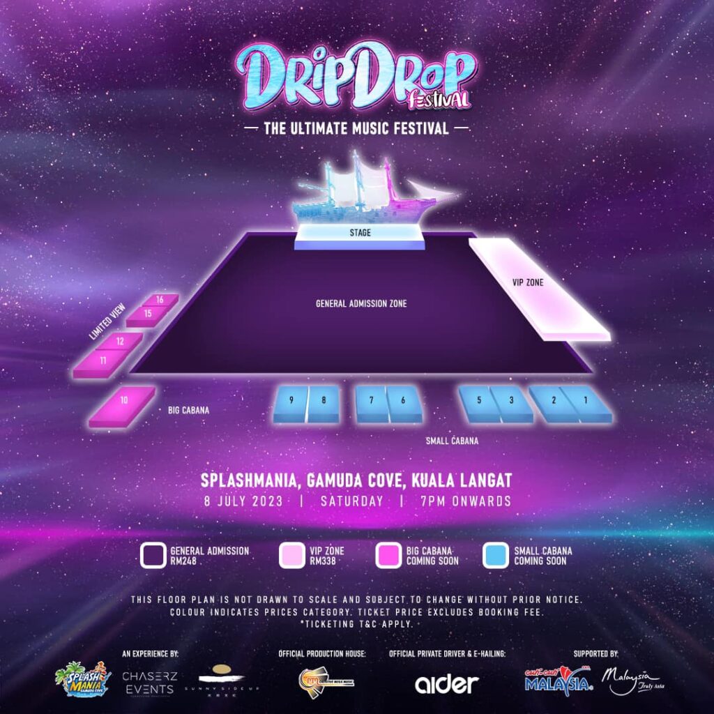 dripdrop music festival layout