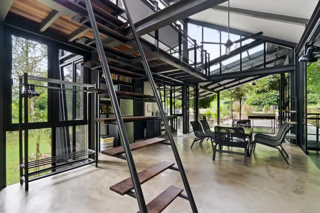 two-story durian farm stay