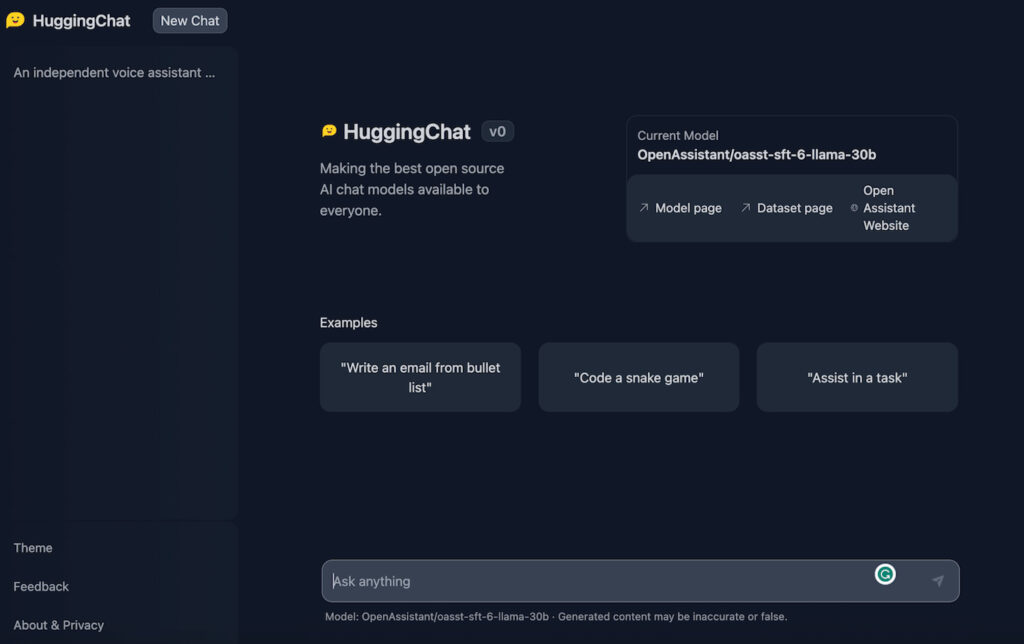 HuggingChat