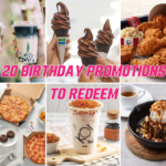 20 birthday promotions to redeem