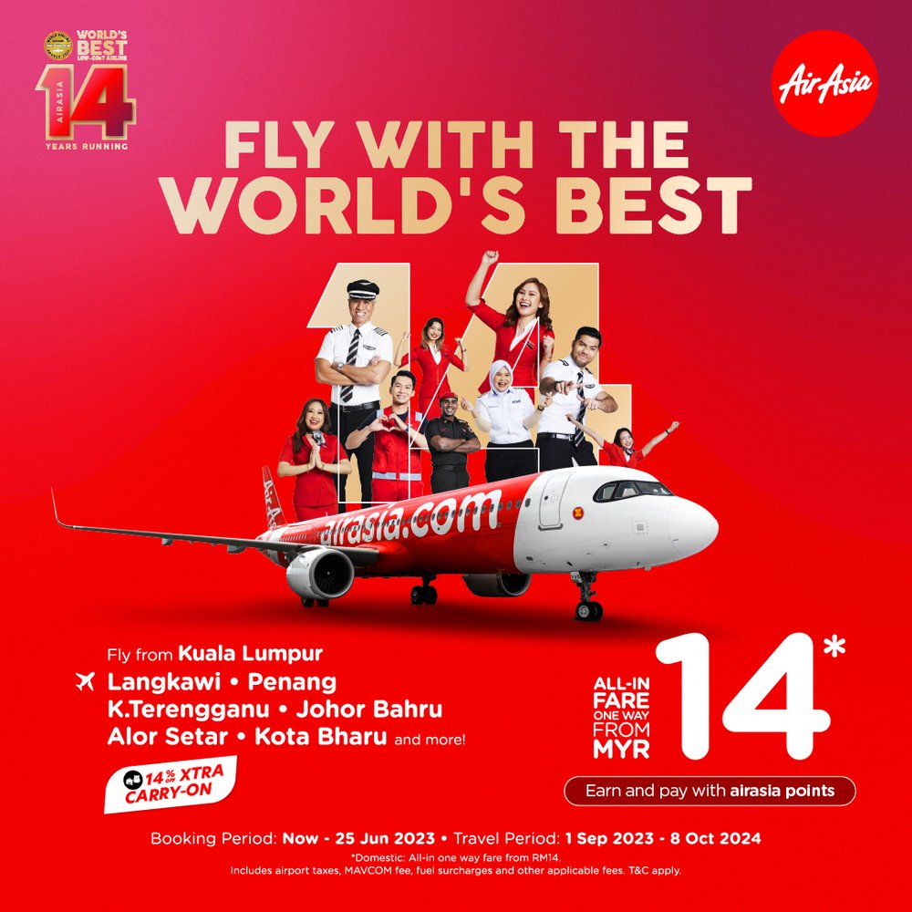 AirAsia promotions for local flights