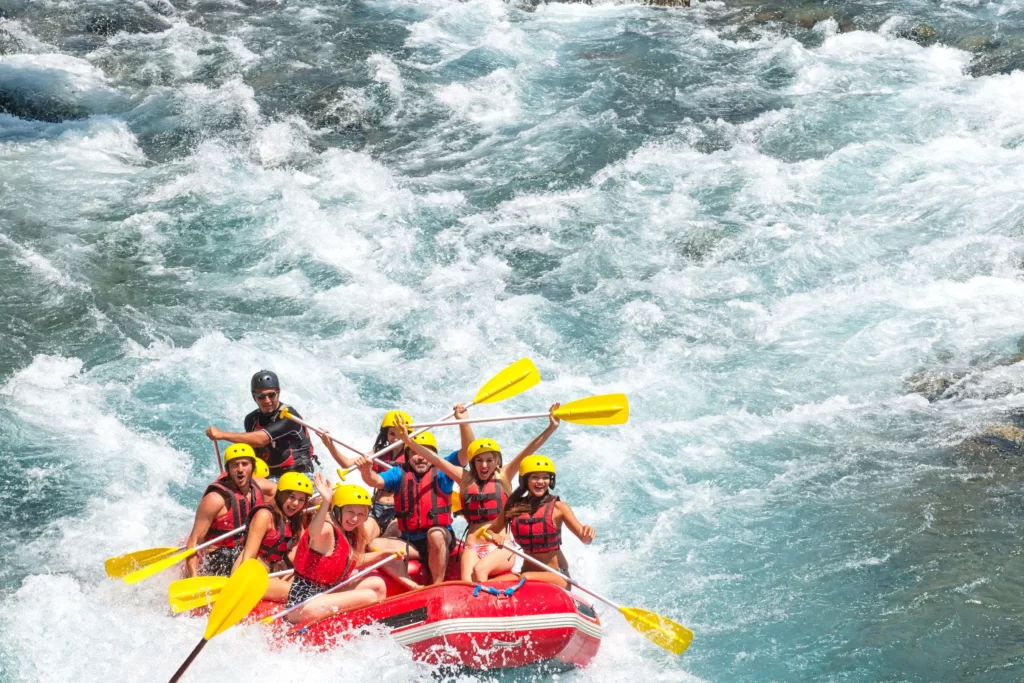 Rafting activities in Kuala selangor