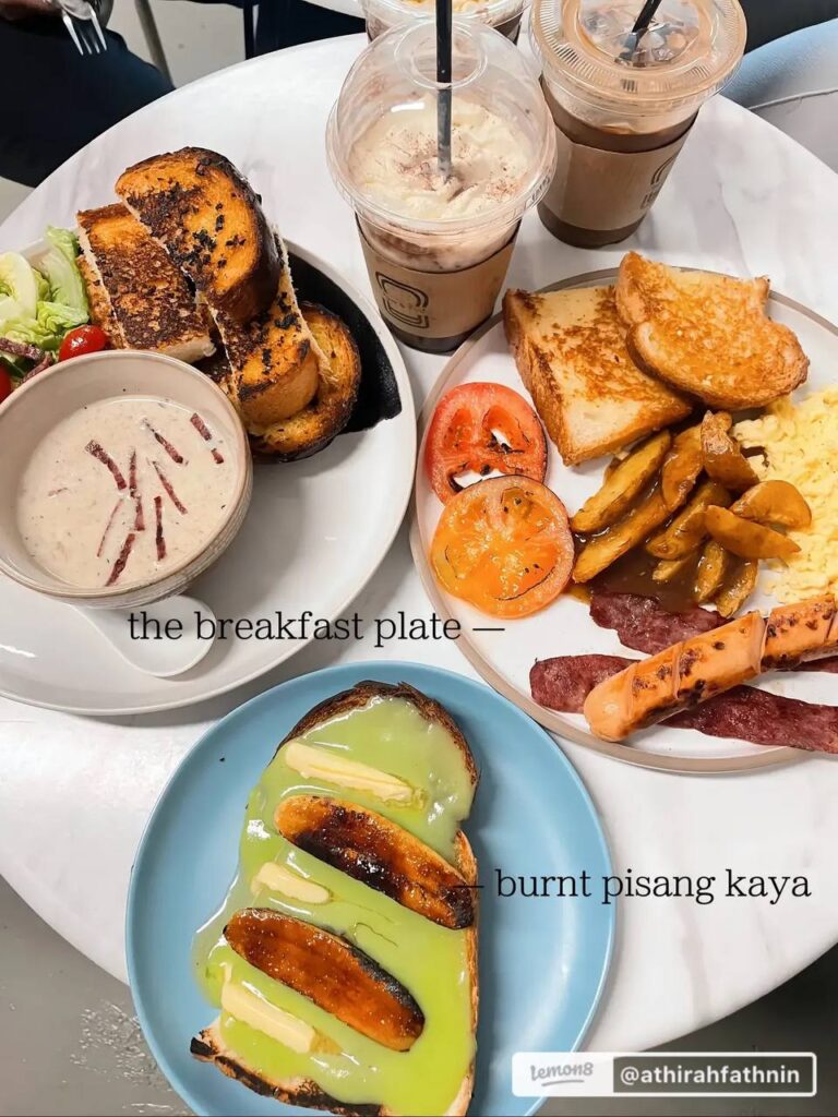 ngopi dan toast serves western and local breakfast