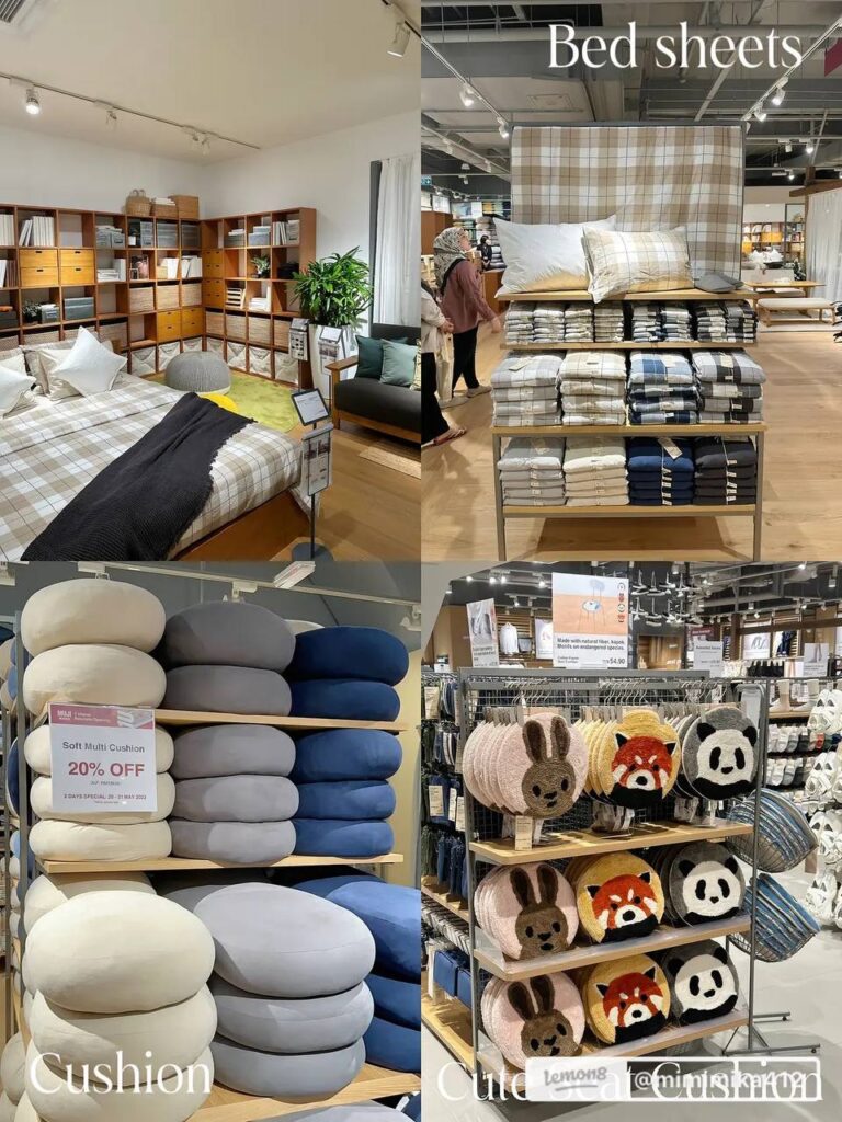 Bedding & room essentials at MUJI