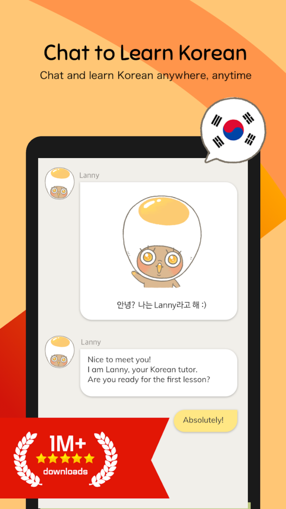 free apps to learn languages: Egg Bun
