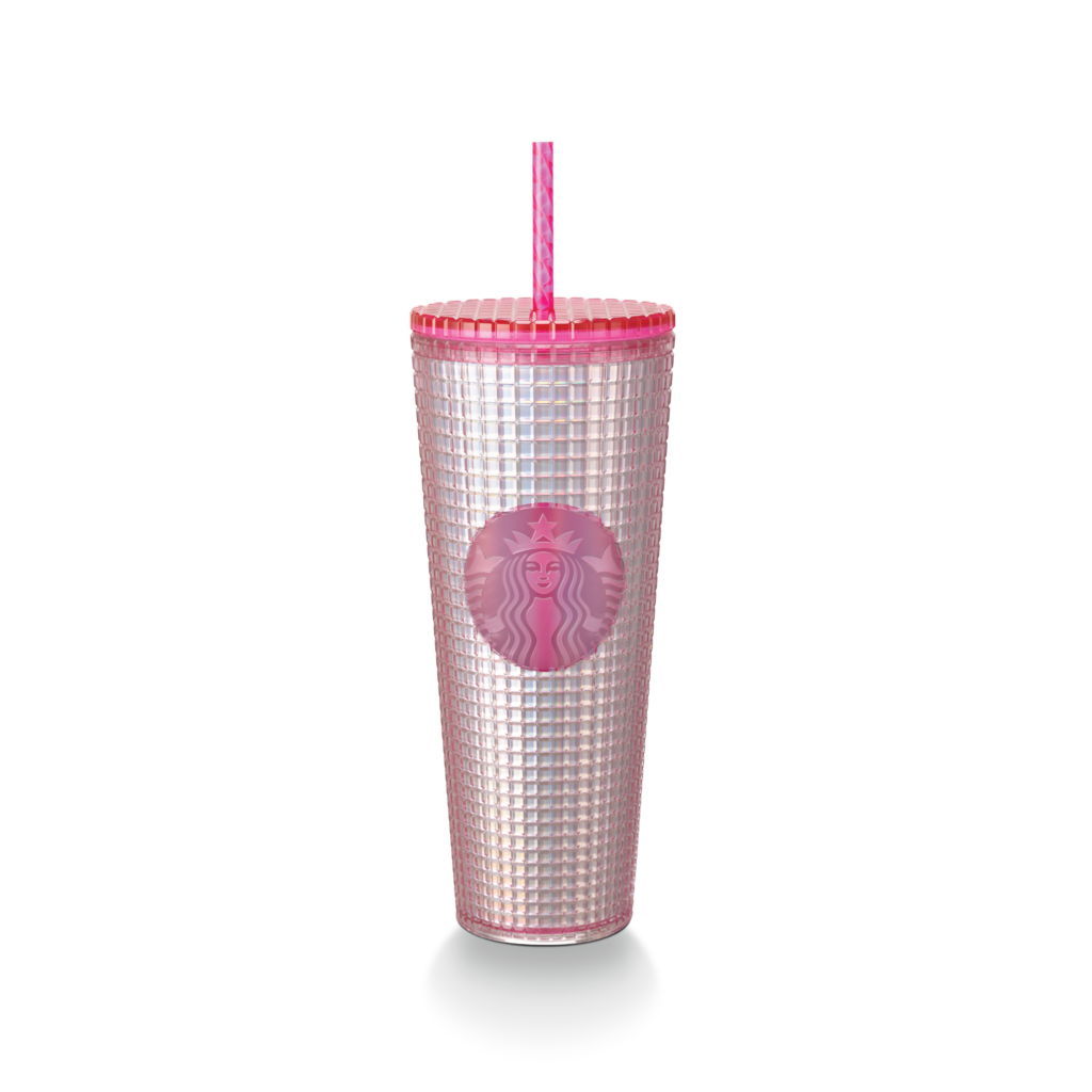 Bubblegum Gradient Grid Cold Cup 
(24 oz)