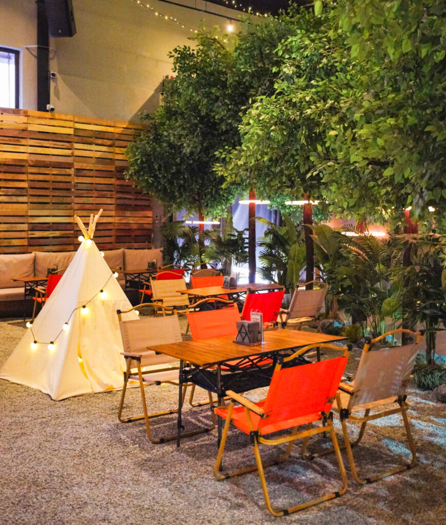The Forest Dining Area: