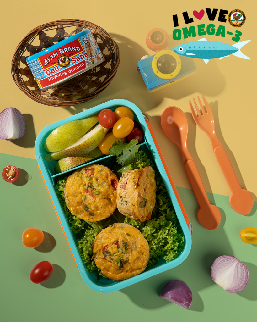 Ayam Brand recipes: Saba Cheddar Lunch Box Bites