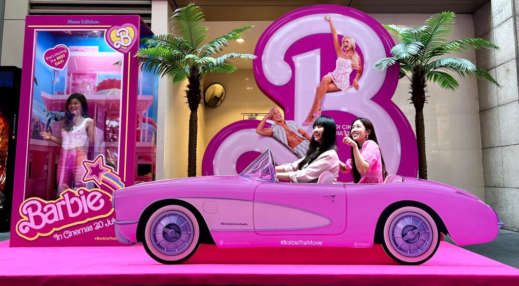 Barbie pop-up displays @ Pavilion KL