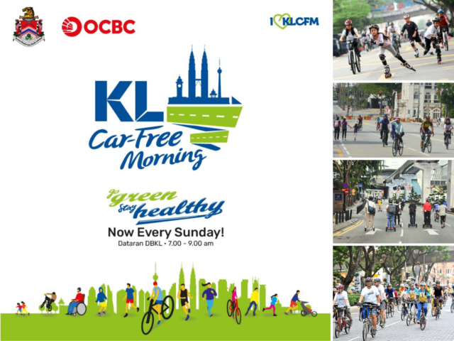 KL Car Free Morning 2023 Every Sunday @ Dataran DBKL