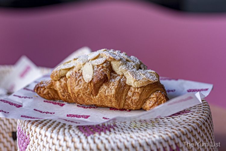 vegan almond croissant