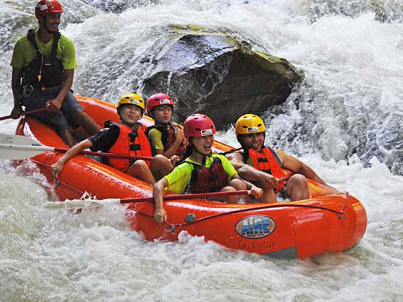 Corporate outing ideas - White water rafting with Nomad Adventure