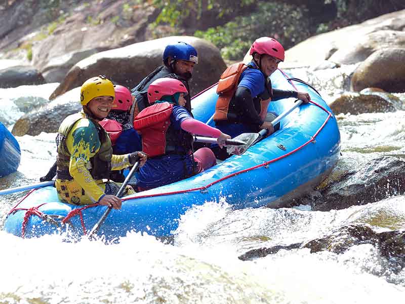 Corporate outing ideas - White water rafting with Nomad Adventure