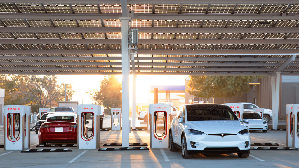 Tesla DC Charging Station 