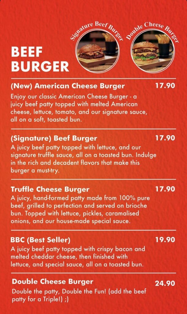 Whiteburger.kl menu