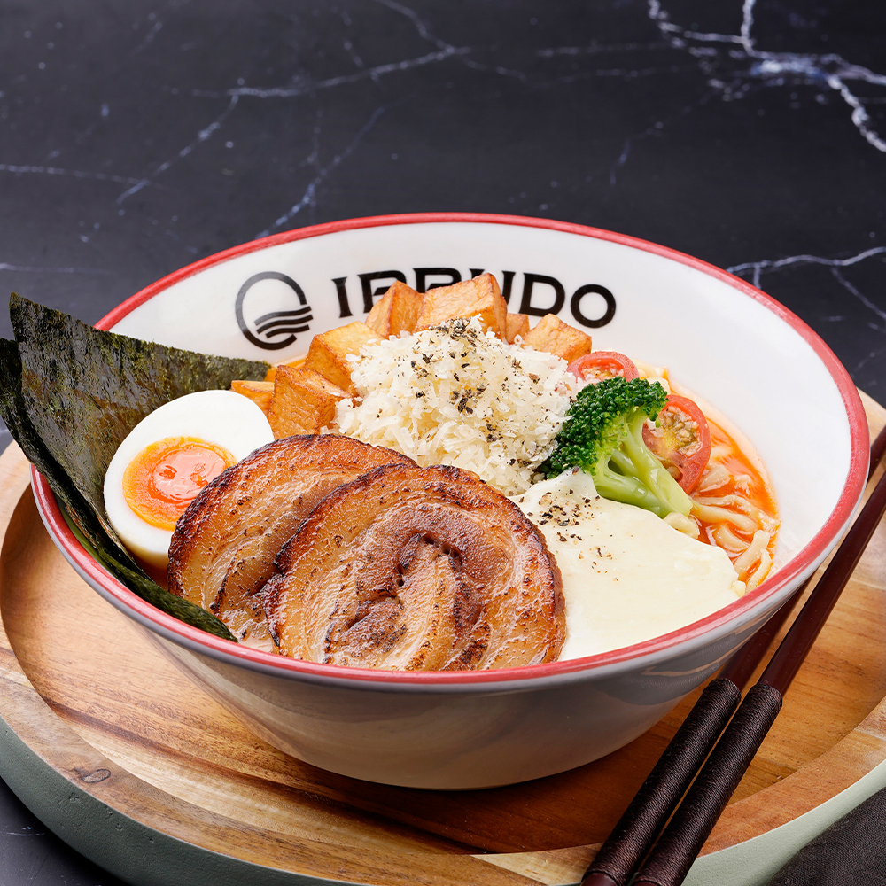 A delightful bowl of Japanese ramen