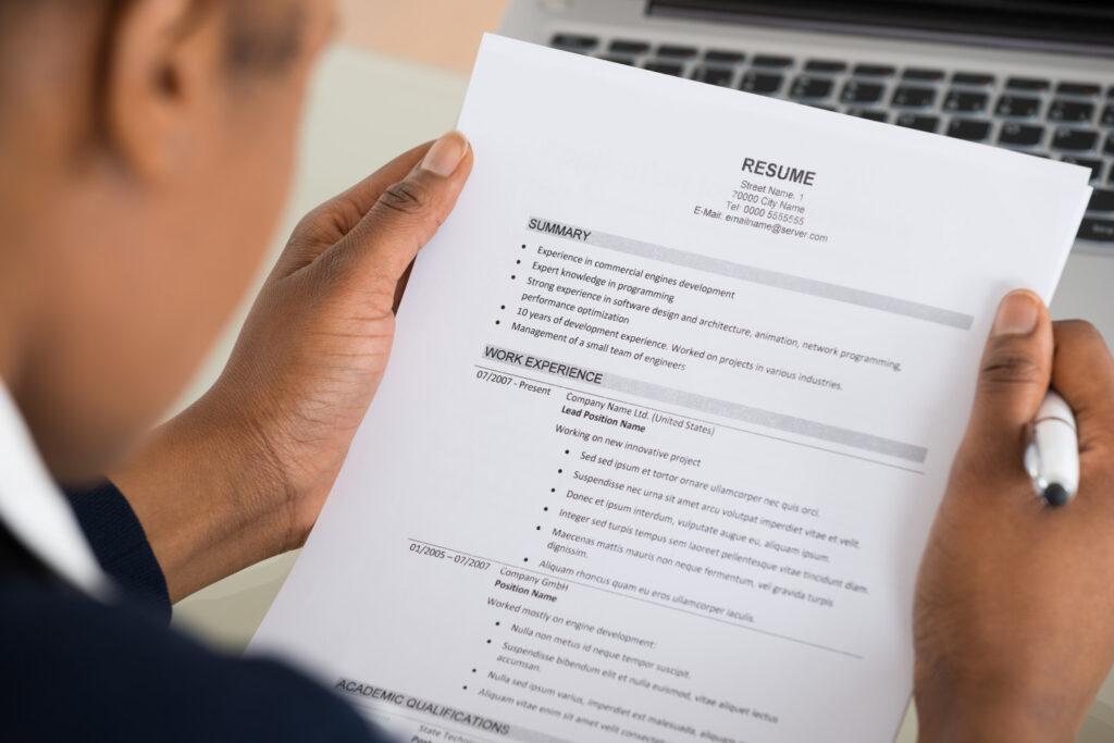 7. Proofread Your Resume