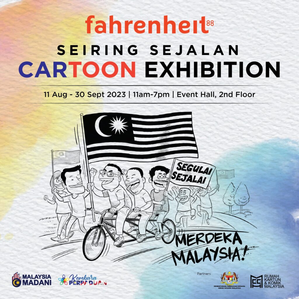 5. Seiring Sejalan Cartoon Exhibition (11 August – 30 September 2023)