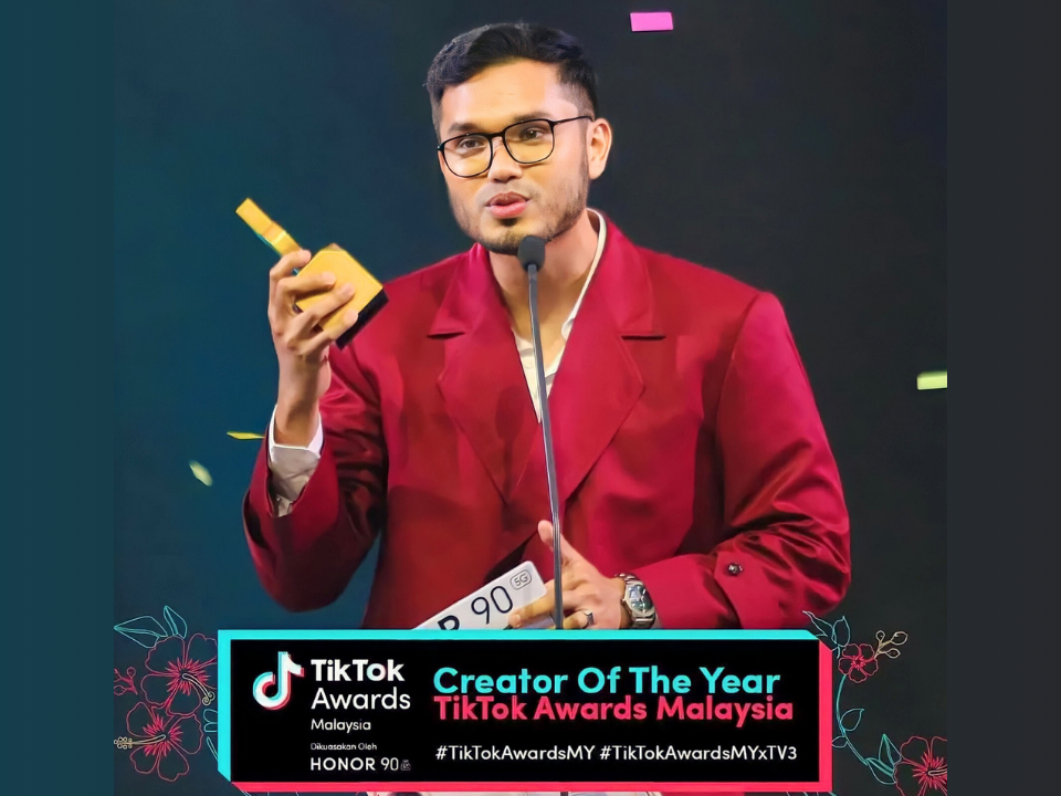 Khairul Aming ‘Hi What’s Up, Guys!’ Announced As The Tiktok Creator Of The Year 2023