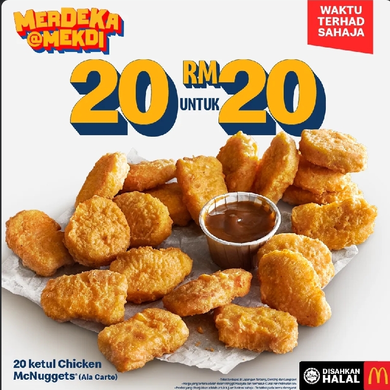 RM20 for 20 McNuggets
