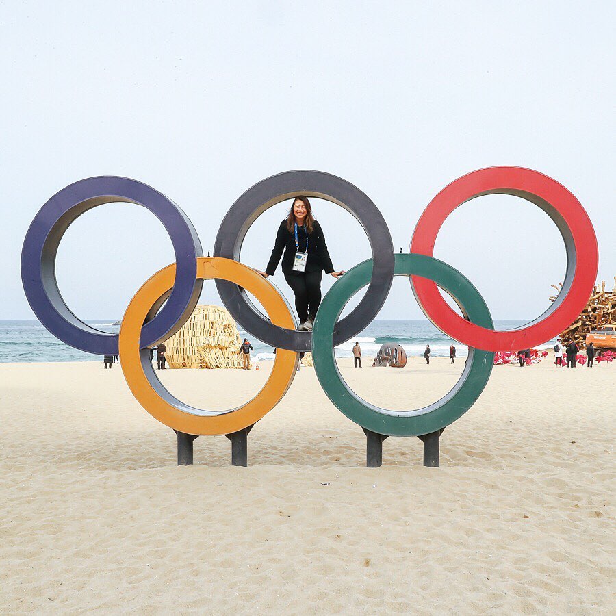 Annice at the olympics