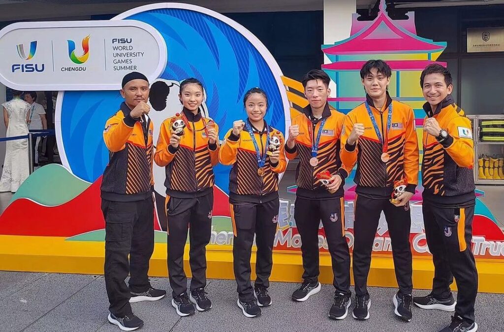 The Malaysian Wushu Contingent 