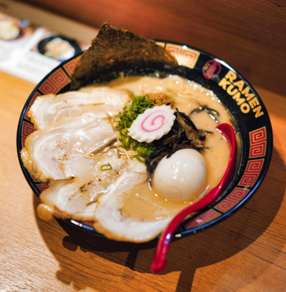 Japanese ramen with generous topping
