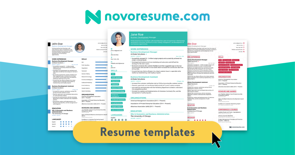 Free Online Resume Builder: Novoresume