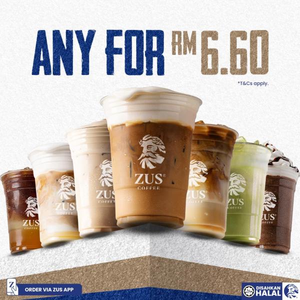 Merdeka food promotion: Zus Coffee