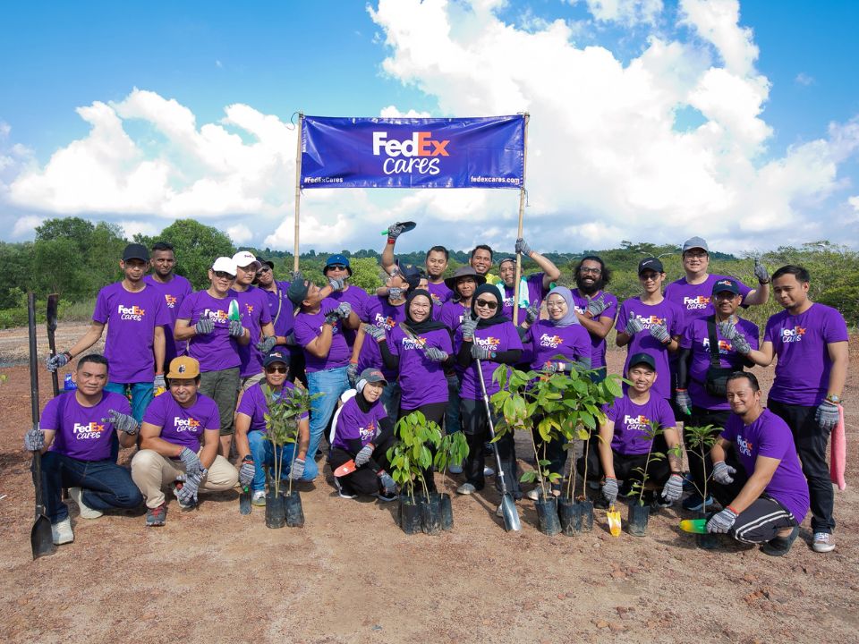 FedEx Cares: Tree Planting Initiative