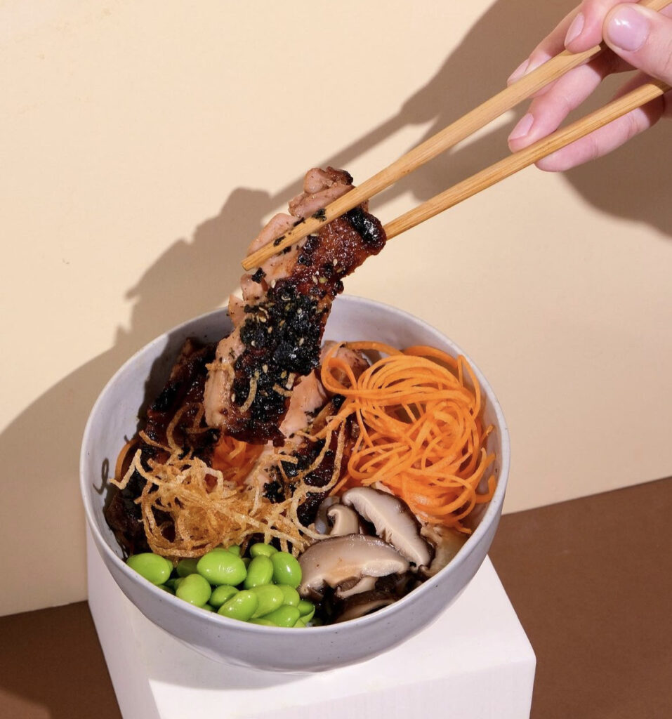 Cafe in KL: Melakagu bowl with gula Melaka-infused chicken