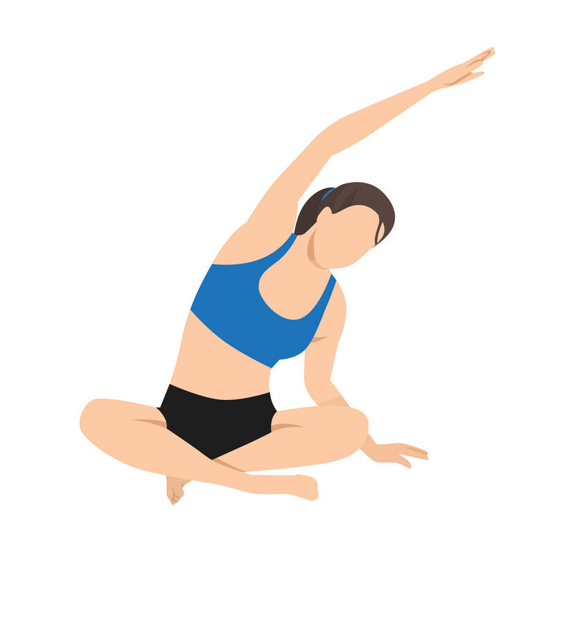 Seated Stretches Yoga: Overhead Reach Stretch