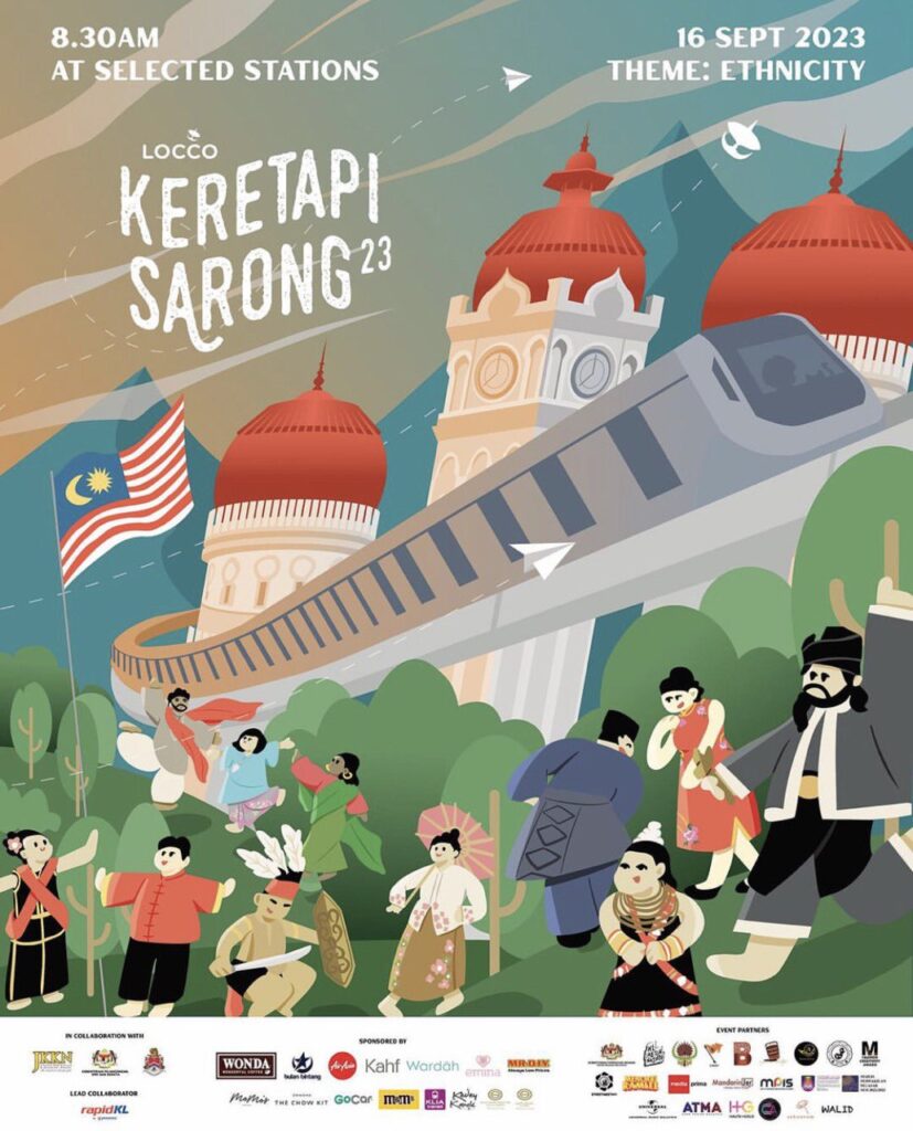 Malaysia day 2023 events: Keretapi Sarong 2023