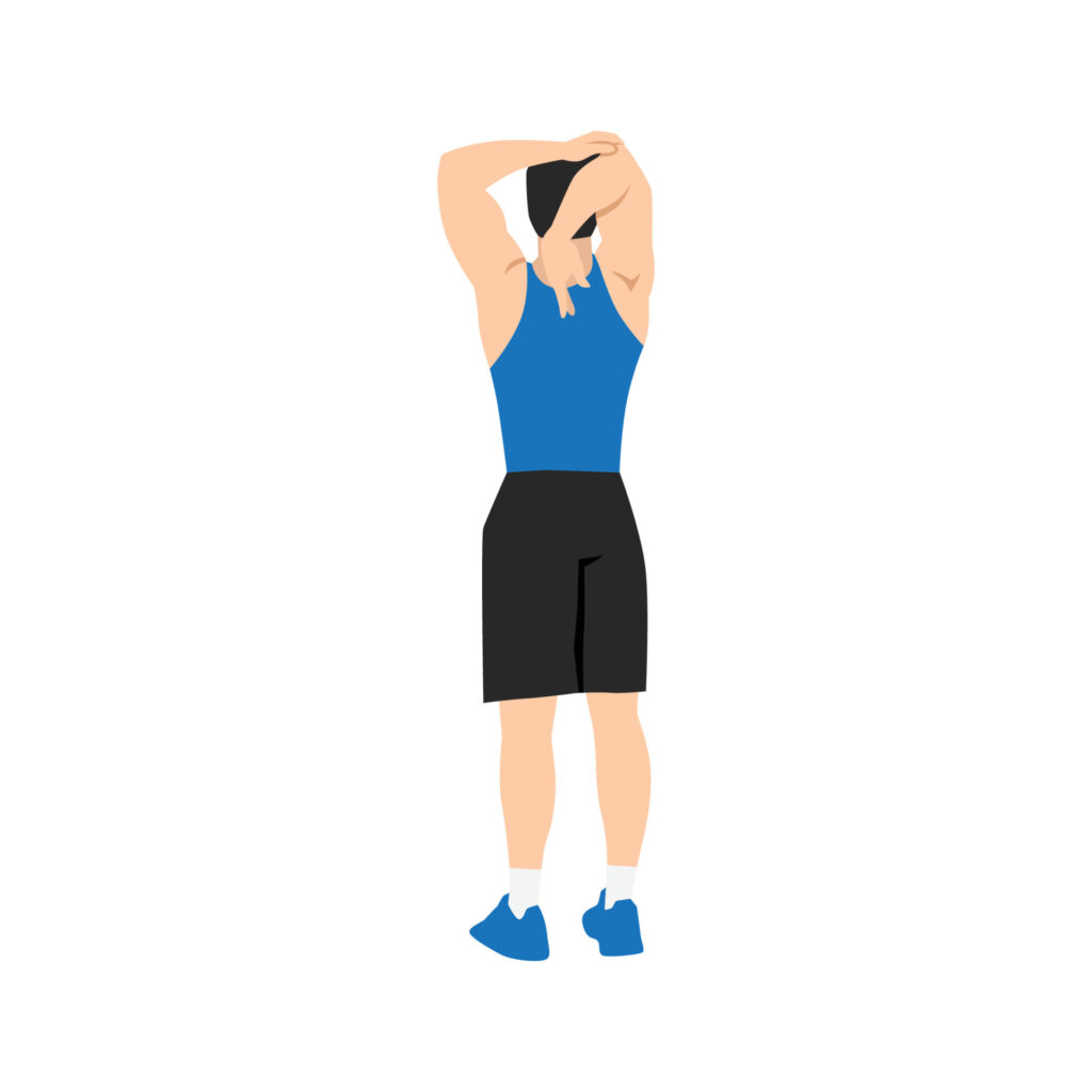 Stretching Exercises - the tricep stretch 