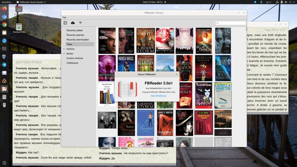 Book Lovers App: FBReader