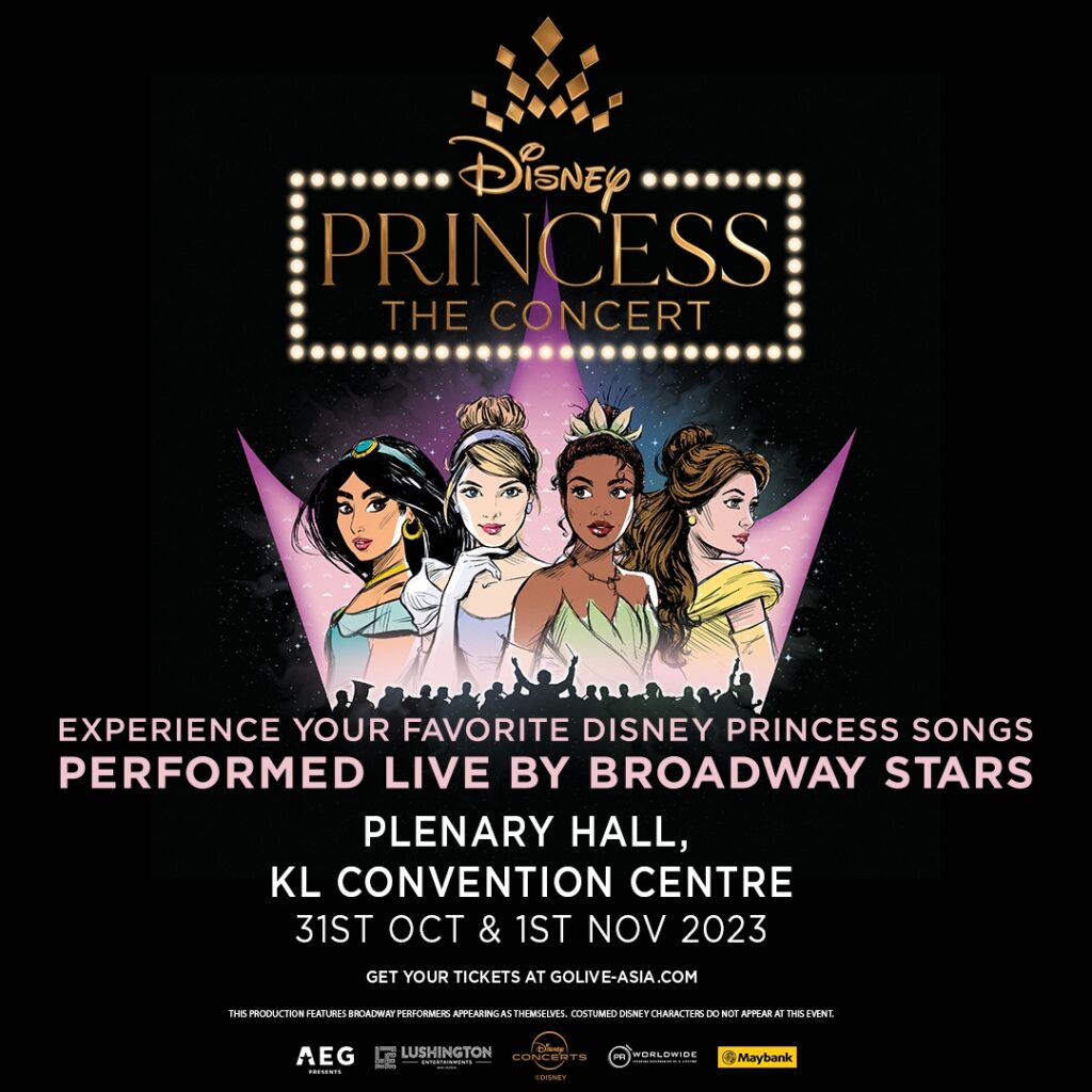 Grab Your Tickets For Disney Princess: The Concert Malaysia!
