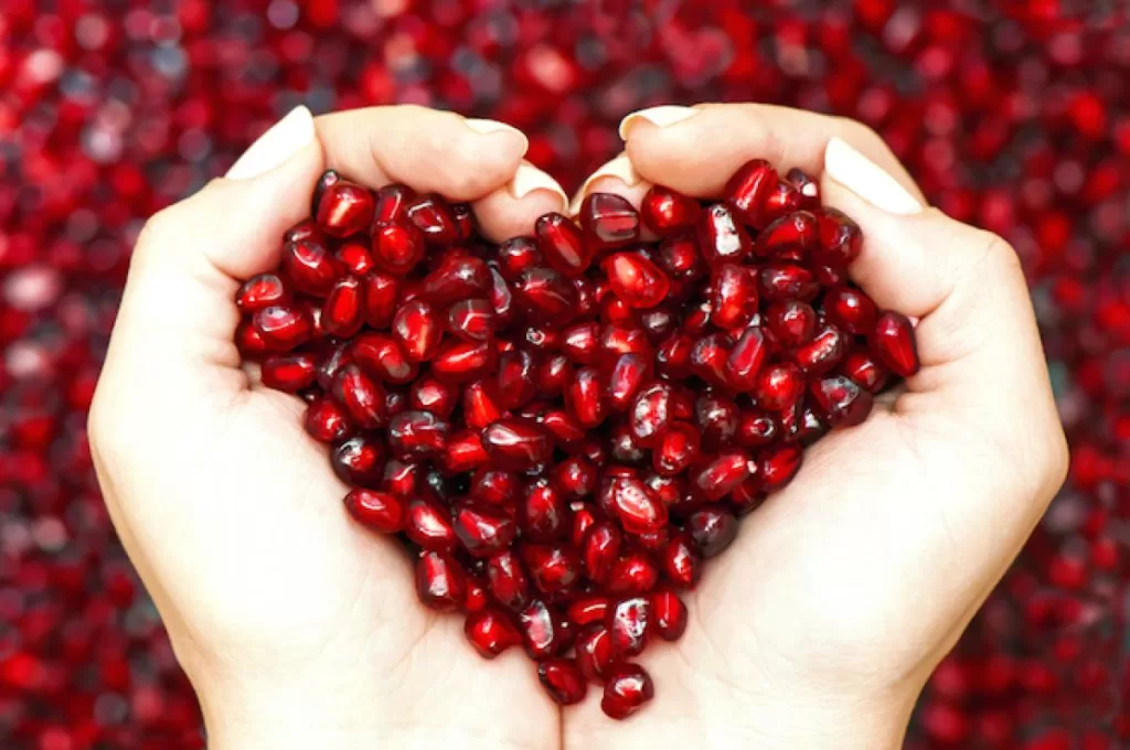 Benefit Of Pomegranates Include Improving Heart Health