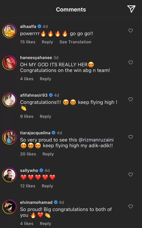 Other Celebrities & Entrepreneurs Congratulated On Instagram