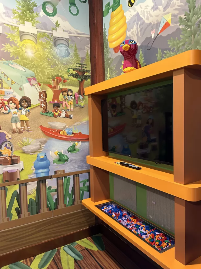 Television for the kids @ LEGOLAND Friends-themed Rooms