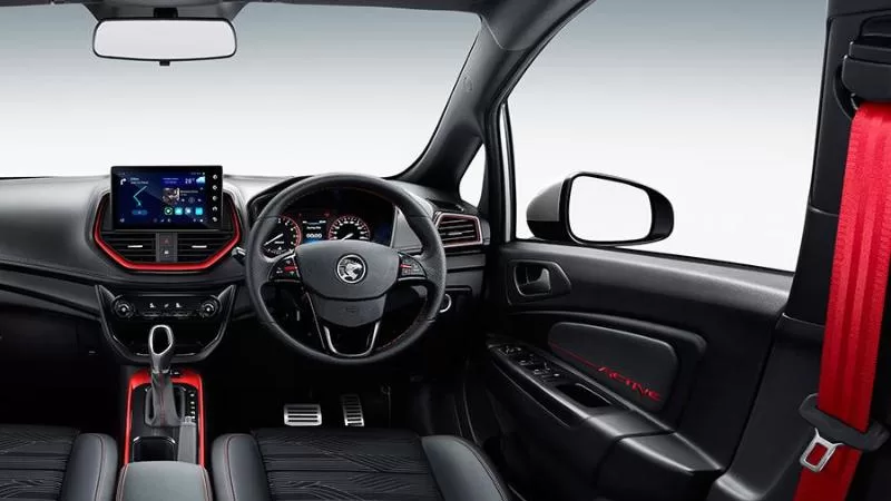 Red Lining Iriz Interior That Screams Luxurious Enough