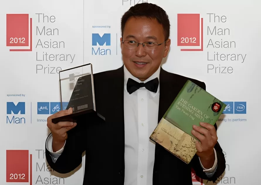 Malaysian Author Winning An Award For His Literary Work