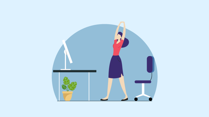 Do Some Simple Office Streches To Manage Your Negative Emotions In Workplace