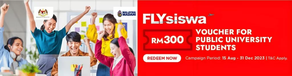 Claim Your FLYsiswa Voucher Through AirAsia