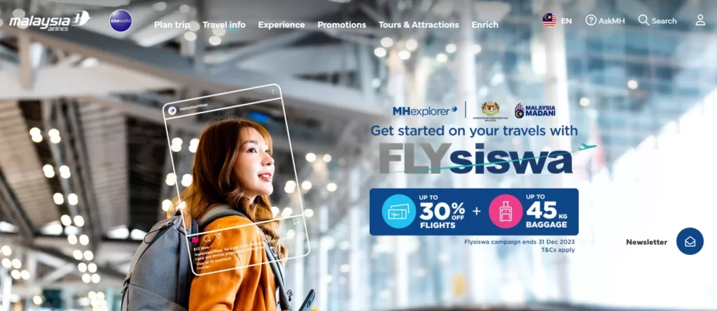 Visit MAS Airline To Claim FLYsiswa Voucher