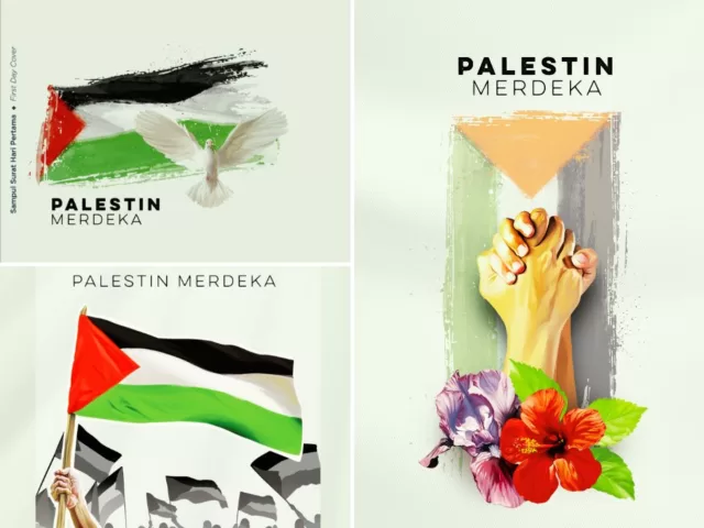 "Palestin Merdeka" With Pos Malaysia
